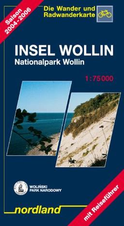 Insel Wollin - Nationalpark Wollin: 1:75000, Wander- und Radwanderkarte. 2004-2006