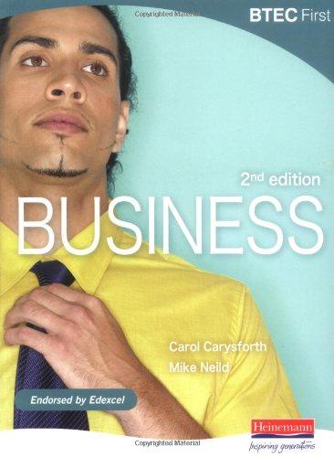 BTEC First Business Student Book