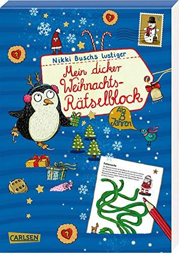 Mein dicker Weihnachts-Rätselblock: Band 5: Rätsel, Spiele, Witze und vieles mehr (5)