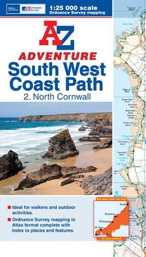 South West Coast Path Part 2: North Cornwall (A-Z Adventure Atlas)