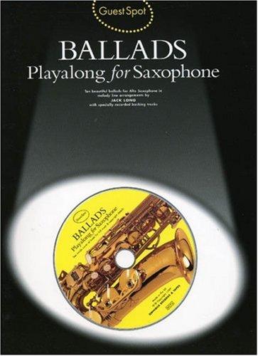 Guest Spot Ballads Playalong For Saxophone Asax Book/Cd