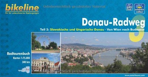 bikeline Radtourenbuch: Donau Radweg Teil 3: Slowakische und Ungarische Donau. Von Wien nach Budapest. 1:75.000, GPS-Track Download