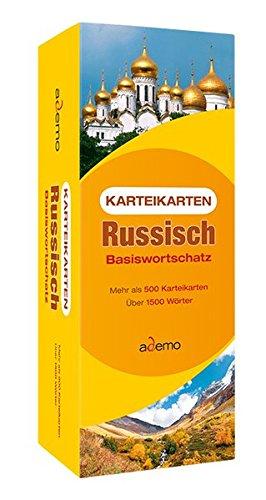 Karteikarten Russisch Basiswortschatz: Mehr als 500 Karteikarten. Über 1500 Wörter.