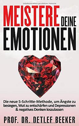 Meistere Deine Emotionen: Die neue 5-Schritte-Methode, um Ängste zu besiegen, Wut zu entschärfen und Depressionen & negatives Denken loszulassen