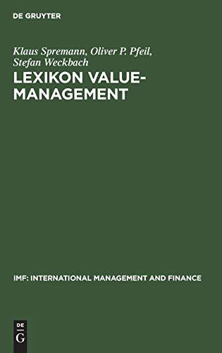 Lexikon Value-Management (IMF: International Management and Finance)