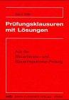 Prüfungsklausuren mit Lösungen, 1999