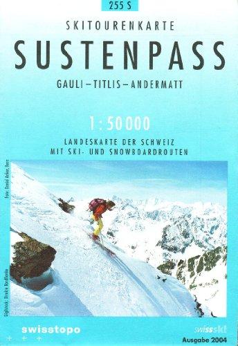 255S Sustenpass Skitourenkarte: Gauli - Titlis - Andermatt (Landeskarte Der Schweiz)