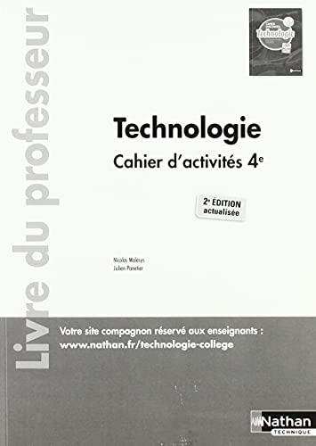 Technologie - Cahier d'activités 4ème - Professeur 2021