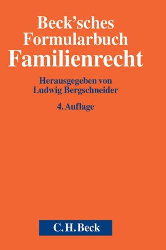 Beck'sches Formularbuch Familienrecht