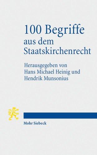 100 Begriffe aus dem Staatskirchenrecht