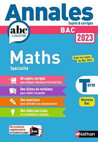 Maths spécialité terminale : bac 2023 : nouveau bac