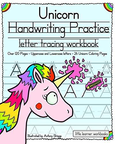 Unicorn Handwriting Practice: Letter Tracing Workbook (Little Learner Workbooks, Band 1)