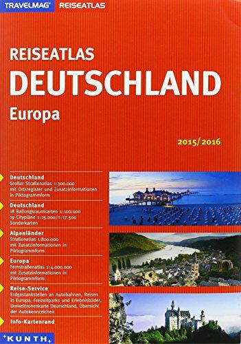 KUNTH Reiseatlas Deutschland/Europa 2015/2016