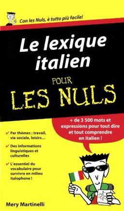 Le lexique italien pour les nuls