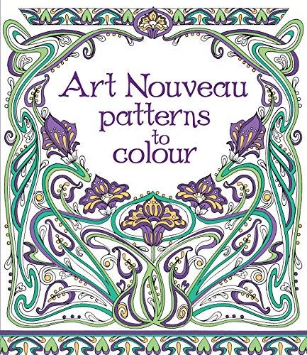 Art Nouveau Patterns to Colour