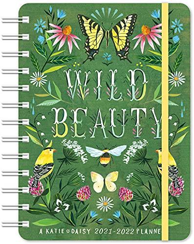 Katie Daisy 2021 - 2022 On-the-Go Weekly Planner: 17-Month Calendar with Pocket (Aug 2021 - Dec 2022, 5" x 7" closed): Wild Beauty