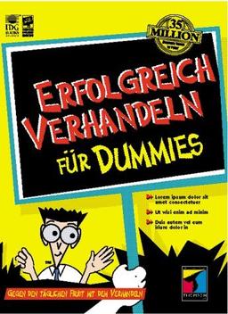 Erfolgreich Verhandeln für Dummies. Überzeugen ohne Frust