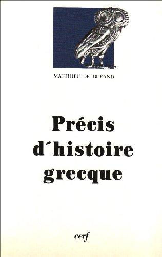 Précis d'histoire grecque