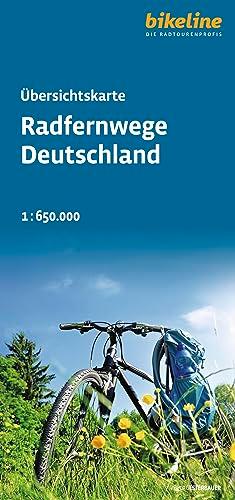 Radfernwege Deutschland: Übersichtskarte 1:650.000 (bikeline Panorama)