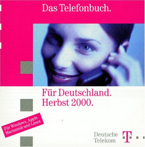 Telefonbuch für Deutschland Herbst 2000. 2 CD- ROM für Windows ab 3.1, MacOS ab 7.5, Linux