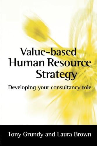 Value-Based Human Resource Strategy: Developing Your Consultancy Role