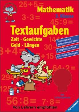 Textaufgaben, 3. Klasse