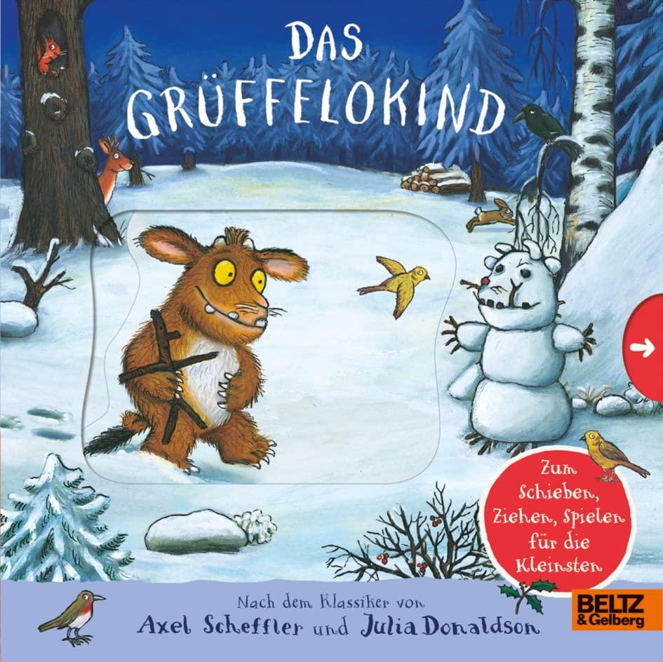 Das Grüffelokind: Pappbilderbuch zum Ziehen, Schieben, Spielen für die Kleinsten