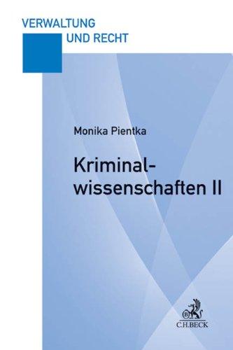 Kriminalwissenschaften II: Hauptstudium 1