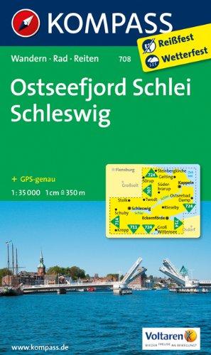 Ostseefjord Schlei - Schleswig: Wanderkarte mit Radrouten. GPS-genau. 1:35000 (KOMPASS-Wanderkarten)