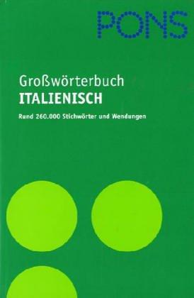 PONS Großwörterbuch für Experten und Universität, Italienisch