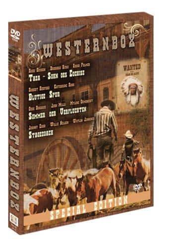 Westernbox (Holzbox) Taza - Sohn des Cochise / Blutige Spur / Sommer der Verfluchten / Stagecoach [2 DVDs]