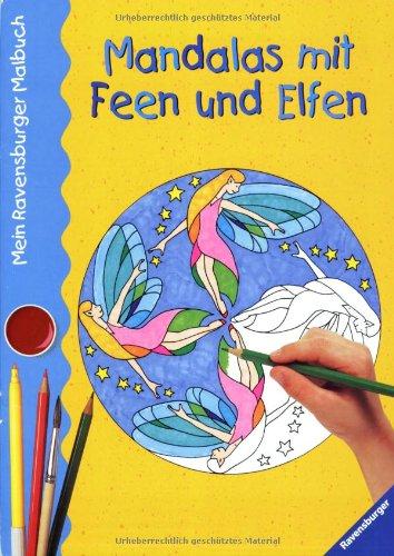 Mein Ravensburger Malbuch: Mandalas mit Feen und Elfen