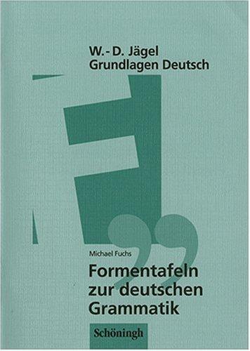 Grundlagen Deutsch. Formentafeln zur deutschen Grammatik. Eine kompakte Übersicht zur Laut-, Wort- und Satzlehre. (Lernmaterialien)