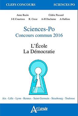 Sciences Po, concours commun 2015 : la famille, la mondialisation