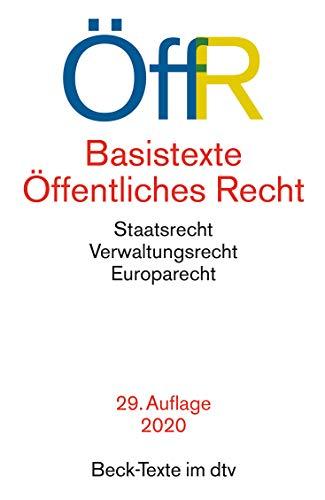 Basistexte Öffentliches Recht (dtv Beck Texte)