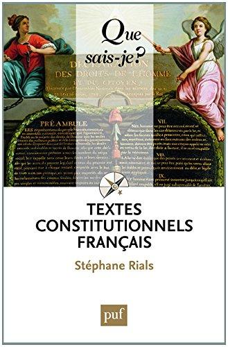 Textes constitutionnels français