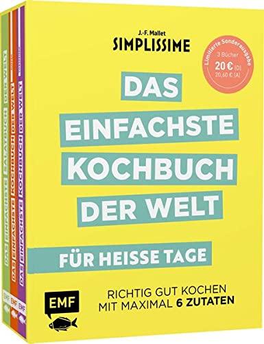 Simplissime - Das einfachste Kochbuch der Welt: Für heiße Tage - Salate, Suppen, Vorspeisen: Richtig gut kochen mit maximal 6 Zutaten – Limitierte Sonderausgabe mit 3 Büchern