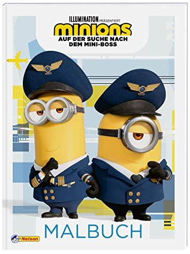 Minions - Auf der Suche nach dem Mini-Boss: Malbuch: Ausmalbilder mit allen Figuren aus dem neuen Film | (ab 3 Jahren) - Ab dem 01. Juli 2022 im Kino! (Minions 2 - Auf der Suche nach dem Mini-Boss)