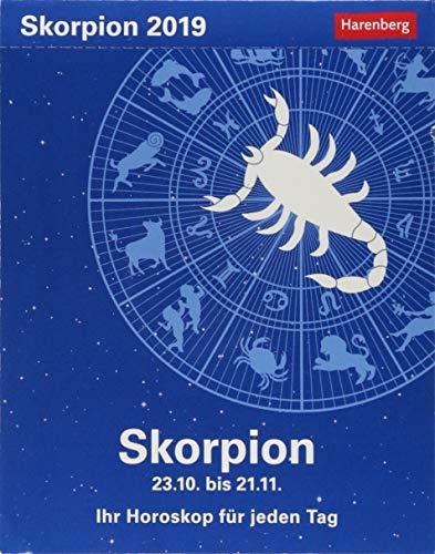 Skorpion - Kalender 2019: Ihr Horoskop für jeden Tag