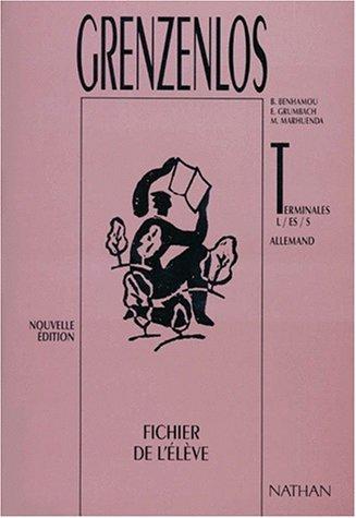 Grenzenlos, allemand terminales L, ES, S : fichier de l'élève