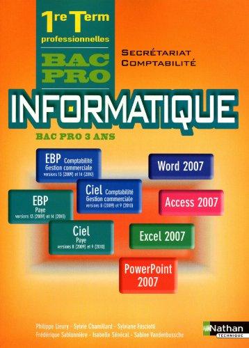 Informatique 1re-term professionnelles : secrétariat-comptabilité