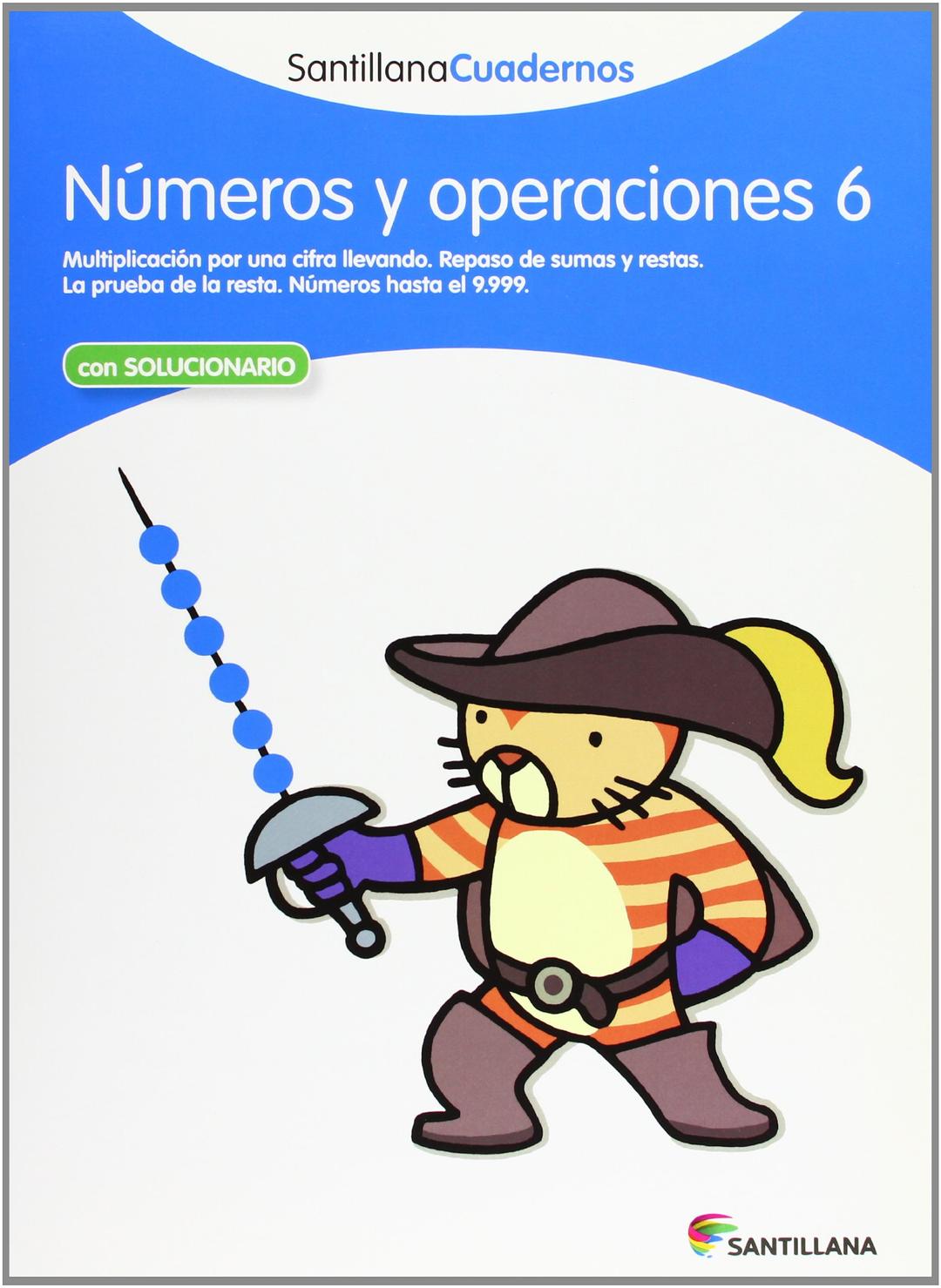 NUMEROS Y OPERACIONES 6 SANTILLANA CUADERNOS