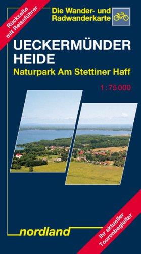 Nordland Karten, Ueckermünder Heide/Oderhaff mit Stadtkarte Ueckermünde