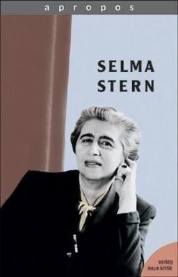 Apropos, Bd.14, Selma Stern