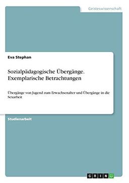 Sozialpädagogische Übergänge. Exemplarische Betrachtungen: Übergänge von Jugend zum Erwachsenalter und Übergänge in die Sexarbeit