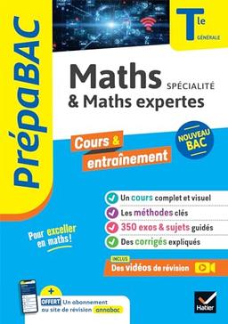 Maths spécialité & maths expertes, terminale générale : nouveau bac