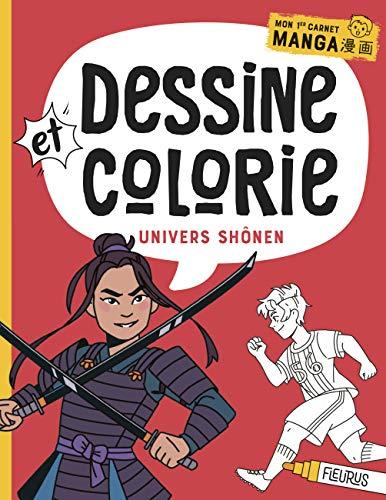 Dessine et colorie : univers shônen