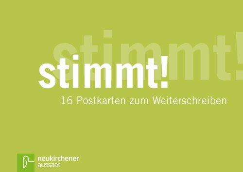 stimmt!: 16 Postkarten zum Weiterschreiben