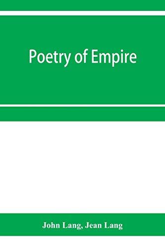 Poetry of empire; nineteen centuries of British history