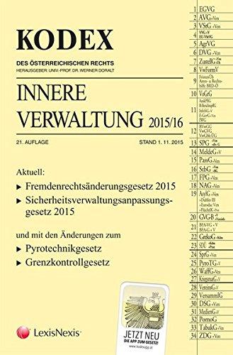 KODEX Innere Verwaltung 2015/16